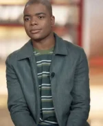 9-1-1 Elijah M. Cooper Grey Jacket