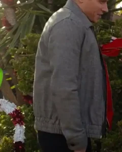 9-1-1 S05 Evan’s Grey Wool Zip Jacket