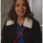 9-1-1 S05 May Grant Plaid Bomber Jacket