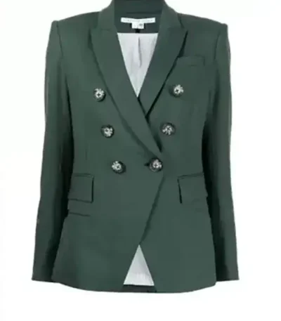 9-1-1: S05 Taylor Kelly Green Double Breasted Blazer