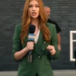 9-1-1: S05 Taylor Kelly Green Double Breasted Blazer