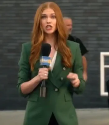 9-1-1: S05 Taylor Kelly Green Double Breasted Blazer
