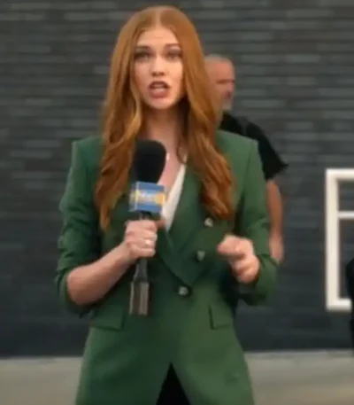 9-1-1: S05 Taylor Kelly Green Double Breasted Blazer