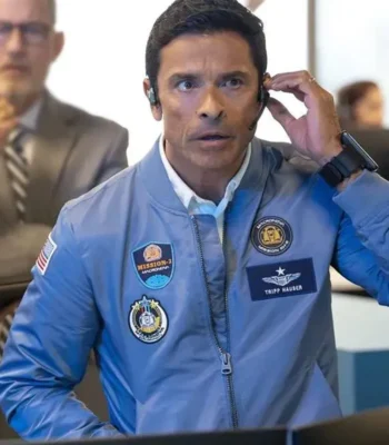 9-1-1 Tripp Houser Blue Bomber Jacket