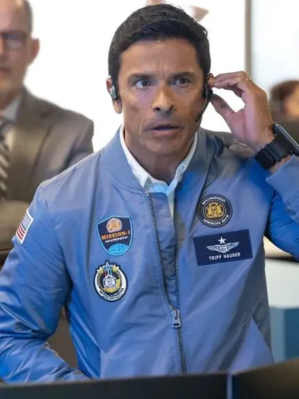 9-1-1 Tripp Houser Blue Bomber Jacket