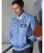9-1-1 Tripp Houser Blue Bomber Jacket