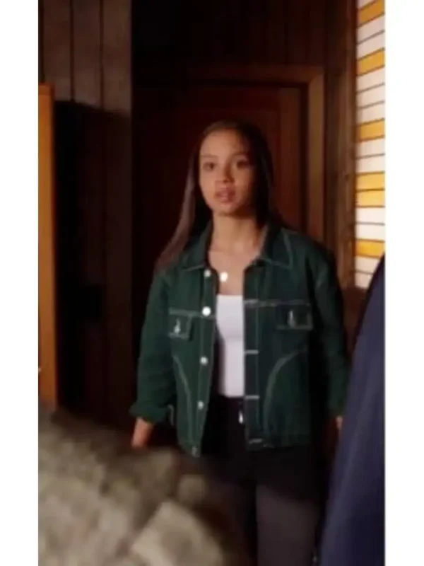 911 May Grant Green Denim Jacket