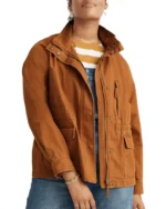 911 S04 Maddie Kendall Brown Jacket