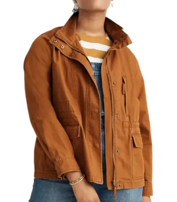 911 S04 Maddie Kendall Brown Jacket