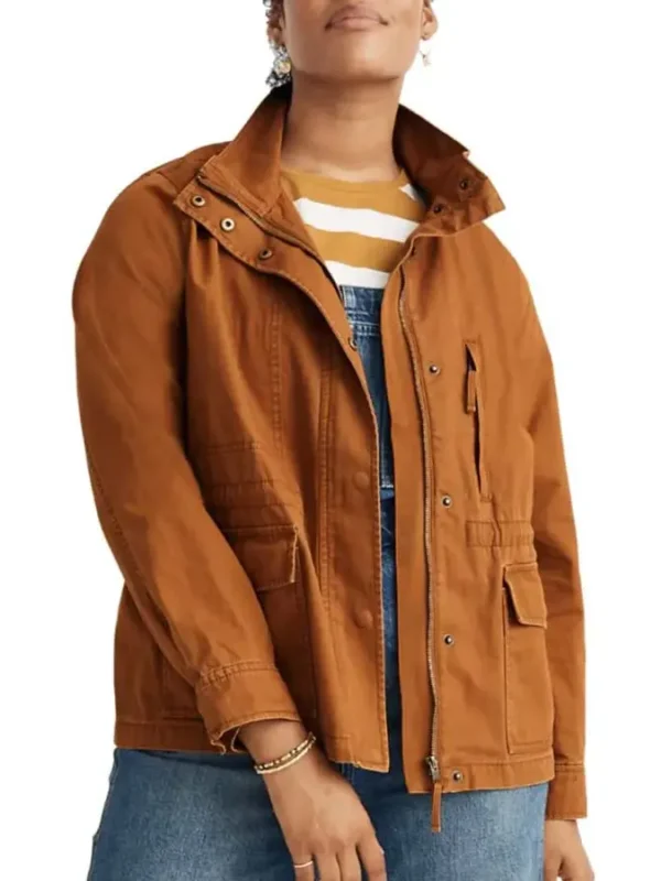 911 S04 Maddie Kendall Brown Jacket