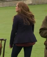 A Castle For Christmas Sophie Blue Blazer Coat
