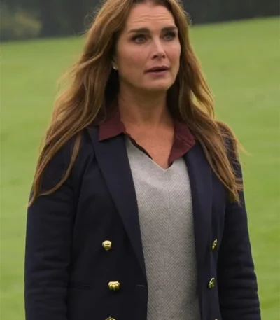 A Castle For Christmas Sophie Blue Blazer Coat