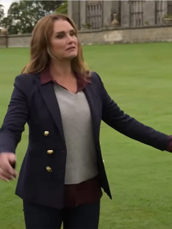 A Castle For Christmas Sophie Blue Blazer Coat