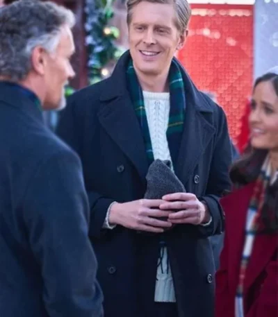 A Cinderella Christmas Oliver Rice Wool Peacoat