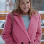 A Cozy Christmas Inn 2022 Jodie Sweetin Pink Coat