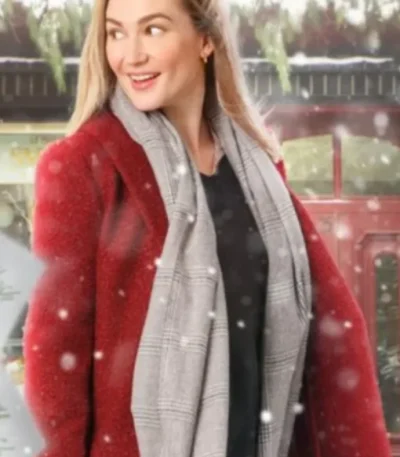 A Godwink Christmas Miracle of Love Joy Fickett Red Trench Coat