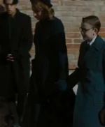 A Haunting in Venice 2023 Camille Cottin Black Wool Coat