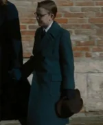 A Haunting in Venice 2023 Jude Hill Black Wool Coat