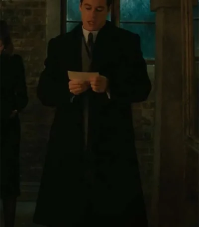 A Haunting in Venice 2023 Kyle Allen Wool Trench Coat