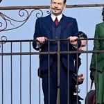 A Haunting in Venice Kenneth Branagh Blue Suit