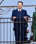 A Haunting in Venice Kenneth Branagh Blue Suit