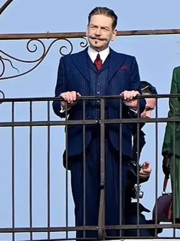 A Haunting in Venice Kenneth Branagh Blue Suit