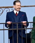 A Haunting in Venice Kenneth Branagh Blue Suit