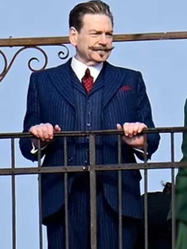 A Haunting in Venice Kenneth Branagh Blue Suit
