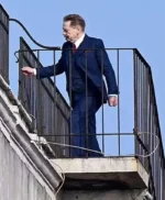 A Haunting in Venice Kenneth Branagh Blue Suit