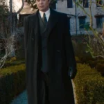 A Haunting in Venice Riccardo Scamarcio Black Trench Coat