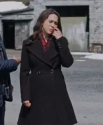A Merry Scottish Christmas 2023 Lacey Chabert Black Coat
