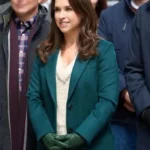 A Merry Scottish Christmas 2023 Lacey Chabert Wool Coat