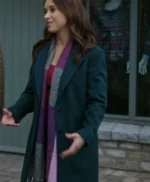 A Merry Scottish Christmas 2023 Lacey Chabert Wool Coat