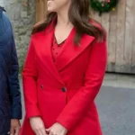 A Merry Scottish Christmas Lacey Chabert Red Coat