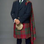 A Merry Scottish Christmas Scott Wolf Blue Blazer