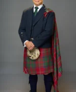 A Merry Scottish Christmas Scott Wolf Blue Blazer