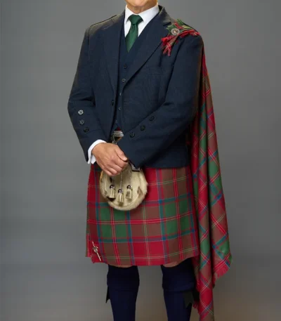 A Merry Scottish Christmas Scott Wolf Blue Blazer