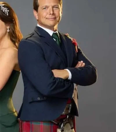 A Merry Scottish Christmas Scott Wolf Blue Blazer