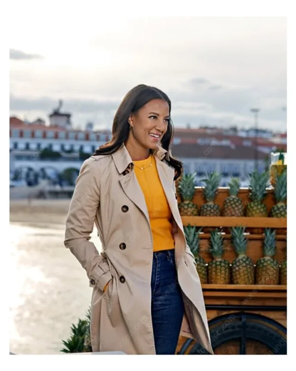 A Pinch Of Portugal 2023 Heather Hemmens Beige Coat