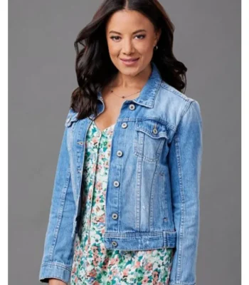 A Pinch Of Portugal 2023 Heather Hemmens Blue Denim Jacket