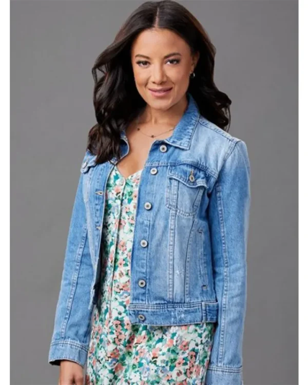 A Pinch Of Portugal 2023 Heather Hemmens Blue Denim Jacket