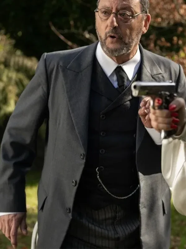 A Private Affair Jean Reno Grey Blazer