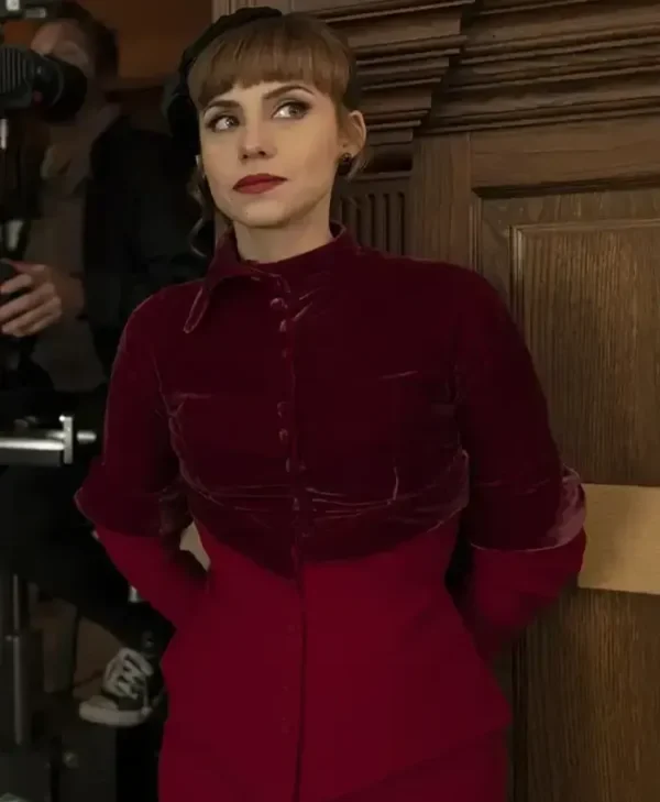 A Private Affair Marina Quiroga Red Blazer