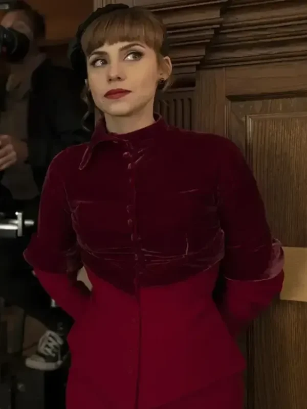 A Private Affair Marina Quiroga Red Blazer