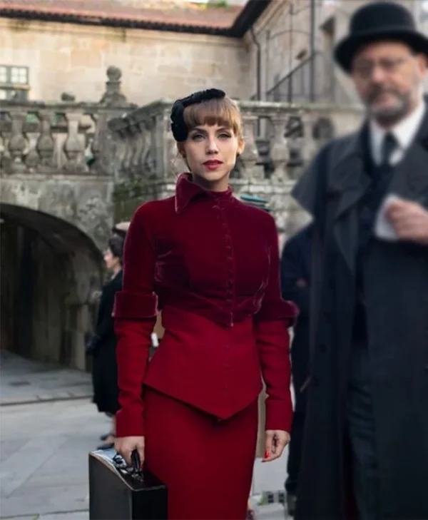 A Private Affair Marina Quiroga Red Blazer