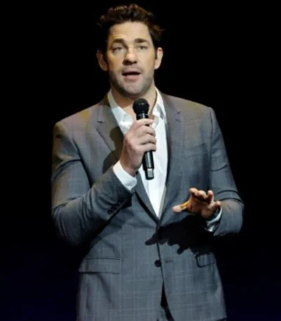 A Quiet Place: Day One John Krasinski Grey Blazer