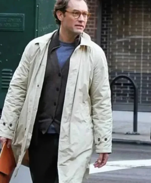A Rainy Day In New York Ted Davidoff White Coat