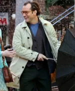 A Rainy Day In New York Ted Davidoff White Coat