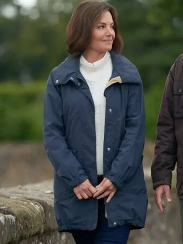 A Scottish Love Scheme Erica Durance Blue Jacket