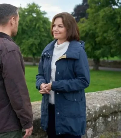 A Scottish Love Scheme Erica Durance Blue Jacket